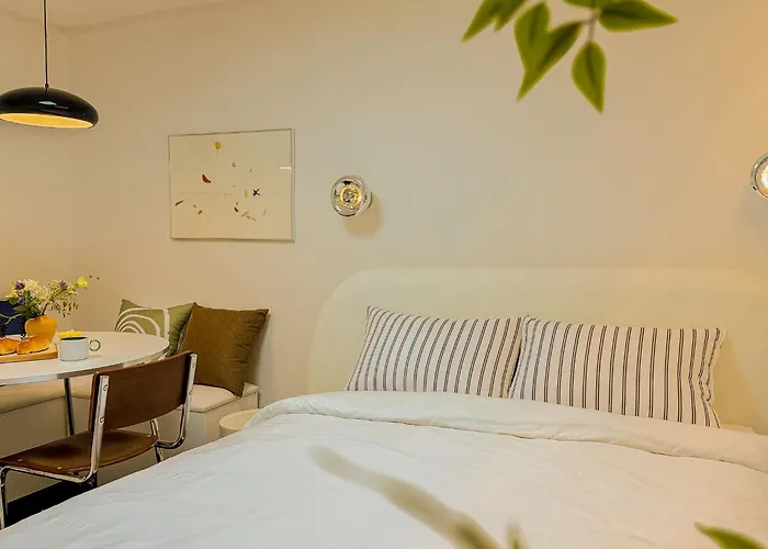 Appartement 1-minute Mangwon Station,hongik Univ Station, For 5, Mangwon Market, Family-friendly Seoel